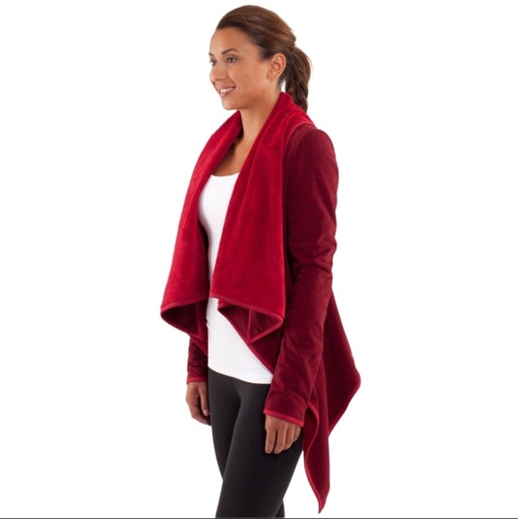 Lululemon Presence of Mind Jacket Red Cranberry - Picture 3 of 13